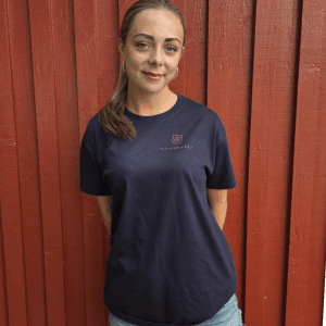 T-shirt blå Sällskapet