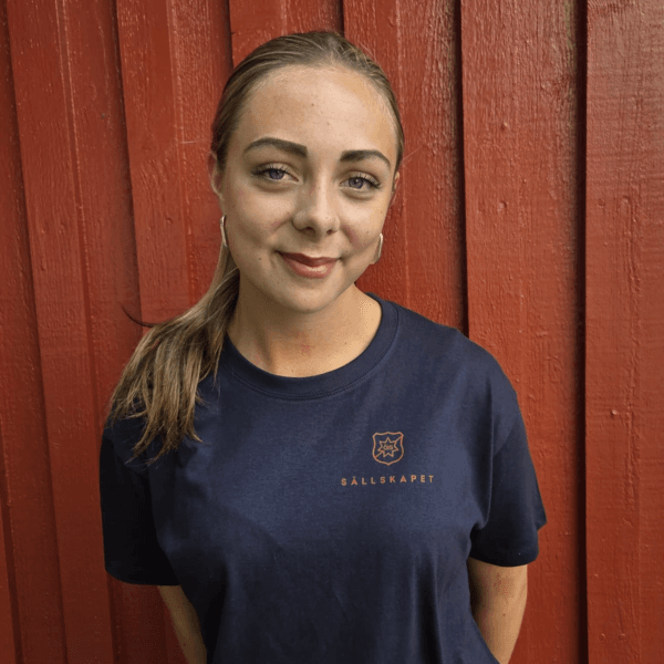 T-shirt blå Sällskapet - Bild 3