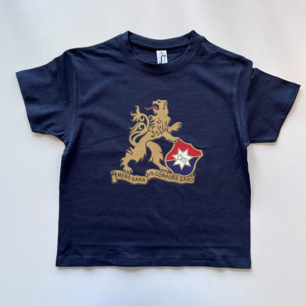 T-shirt blå stort lejon barn - Bild 2