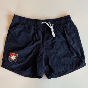Badshorts marinblå ÖIS-sköld