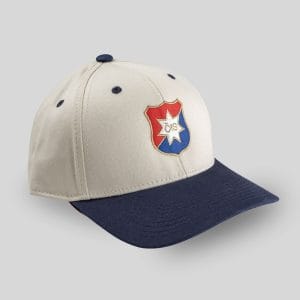 Keps beige sköld