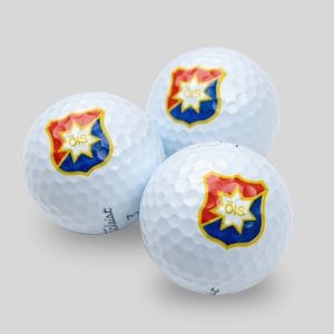 Golfbollar med ÖIS Logga, Titleist Pro V1, 3-Pack