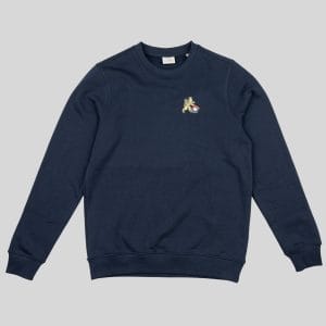 Sweatshirt blå litet lejon