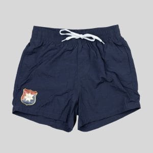 Badshorts marinblå ÖIS-sköld